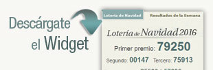 Widget Loteria de Navidad