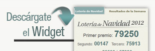 Widget Loteria de Navidad