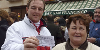 El bar "San Francisco" ha repartido un total de 35 series