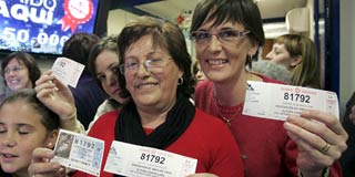 Las participaciones de loter�a han cogido m�s peso estas navidades.