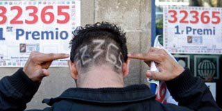 Los impares tienen m�s �xito entre los
jugadores de Loter�a